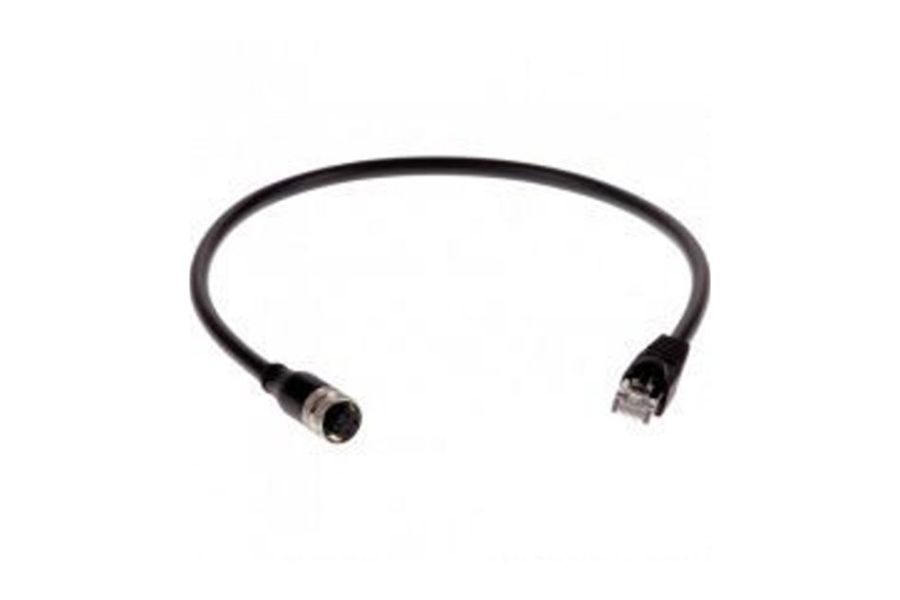 M12(F)-RJ45(M) CABLE 0.5M (1.6FT)