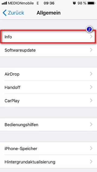 iOS Info Allgemein