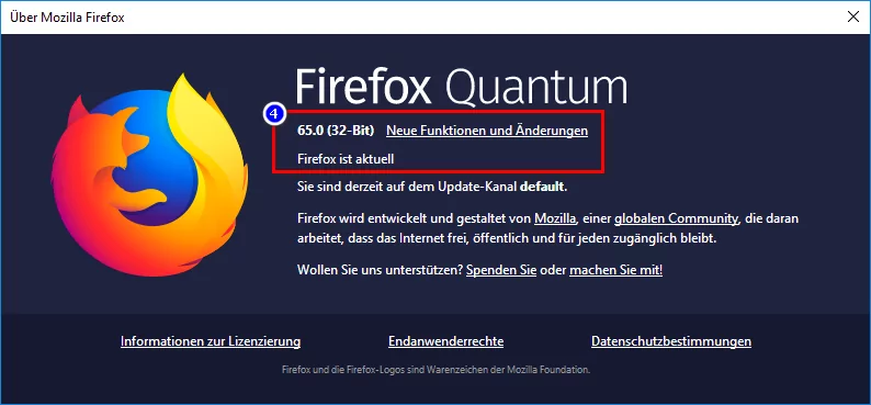 Firefox Version
