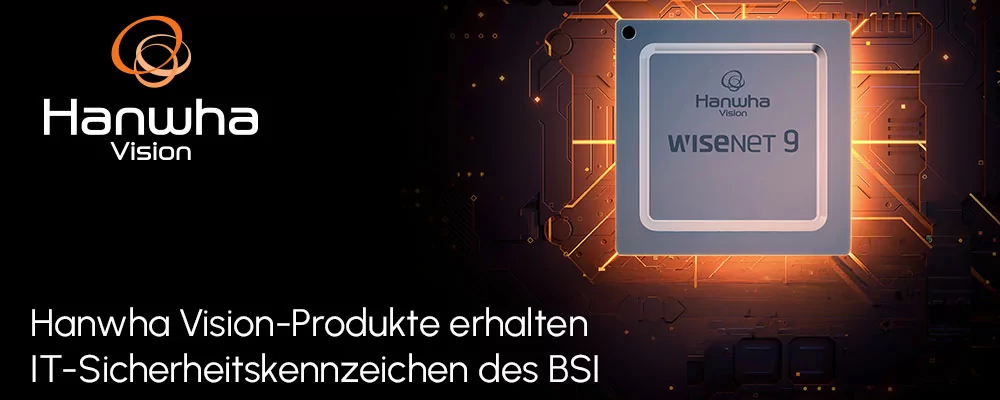  Hanwha Wisenet-9 IT-Sicherheitskennzeichen