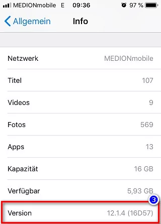Version iOS