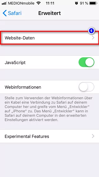 iOS Erweitert