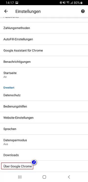 Android Chreome Über