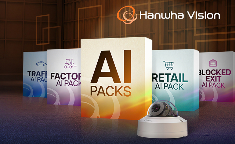 Hanwha Vision: Branchenorientierte AI-Packs für smarte Videoanalyse