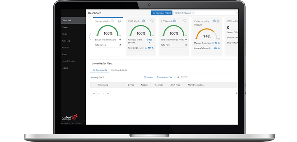 Demnächst erhältlich: Razberi Monitor™ – Die neue Cloud-basierte Plattform von ComNet