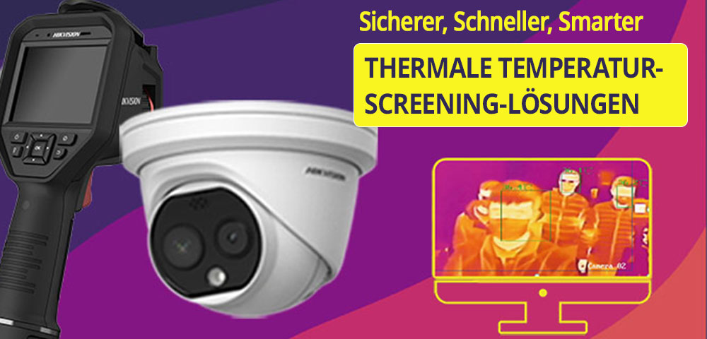 Hikvision: Thermales Temperatur-Screening